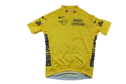 Veste vélo rétro Nike Crédit Lyonnais Tour de France 2002 maillot jaune