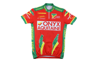 Maillot vélo rétro Villenave d'Ornon Onyx d'Aquitaine