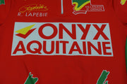 Maillot vélo rétro Villenave d'Ornon Onyx d'Aquitaine