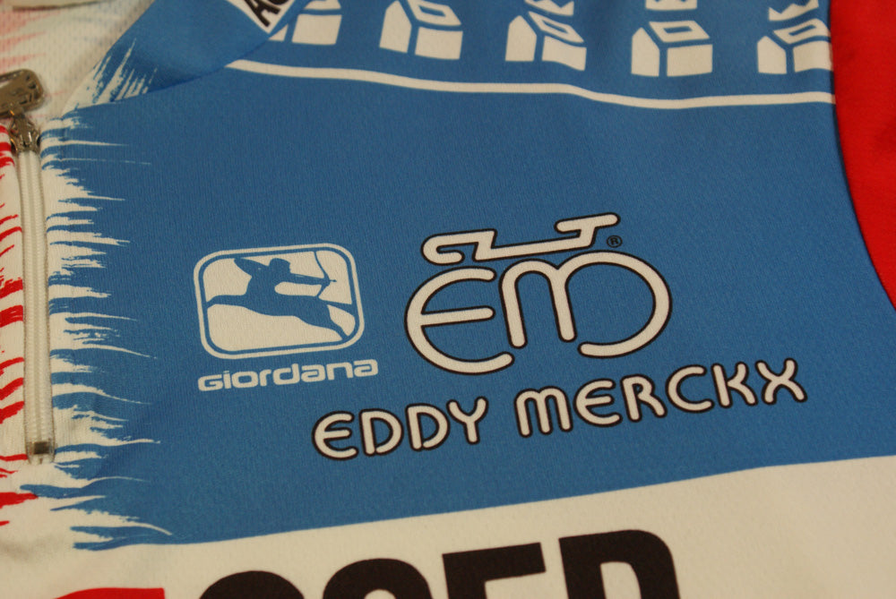 Maillot cyclisme vintage ASLK CGER Eddy Merckx Giordana