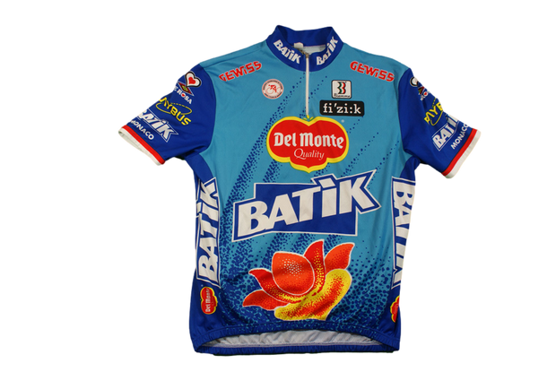 Maillot vélo vintage Biemme Del Monte Batik