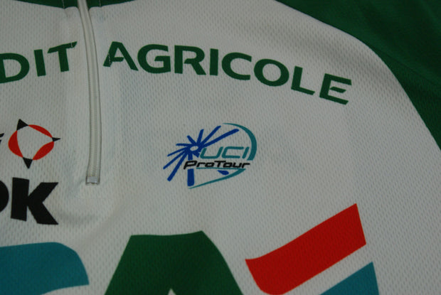 Maillot cyclisme vintage Nalini Crédit Agricole Look UCI