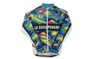 Veste vélo rétro Biemme Bianchi Le groupement