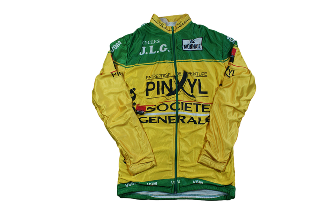 Veste vélo vintage Pinxyl Société Générale