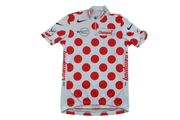 Maillot vélo rétro Nike Champion Tour de France 1997 Maillot à pois