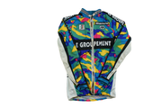 Veste vélo rétro Biemme Le groupement Bianchi