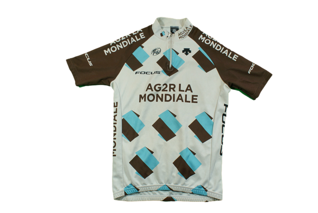 Maillot vélo rétro AG2R La Mondiale UCI Focus Descente