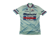 Maillot cyclisme vintage Santini Martini Racing Shimano Bianchi