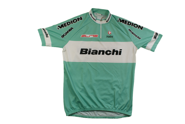 Maillot vélo rétro Bianchi Elite Nalini