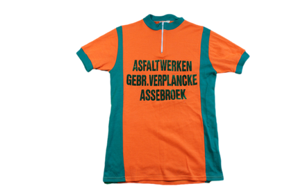 Maillot vélo vintage Asfeltwerken Gebr.Verplancke Assebroek