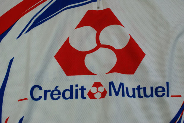 Maillot cyclisme vintage Mn Crédit Mutuel