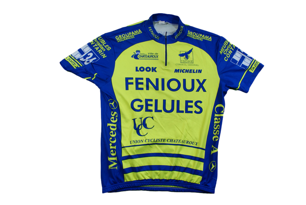 Maillot vélo rétro Tinazzi Michelin Look Fenioux Gelules
