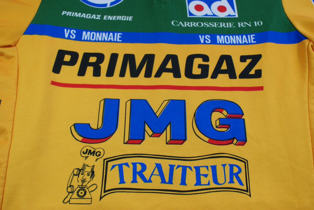 Maillot vélo rétro Primagaz Tricots du Rocher JMG