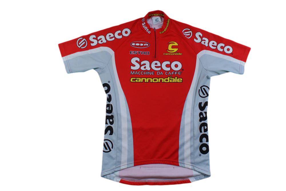 Maillot vélo vintage Cannondale Saeco