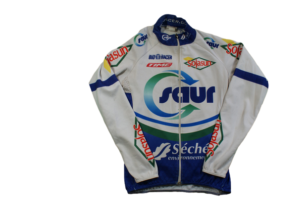 Veste cyclisme vintage Bio racer Saur Time