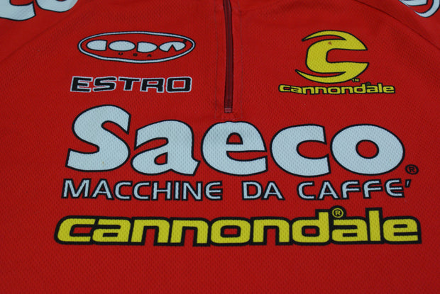 Maillot vélo vintage Cannondale Saeco