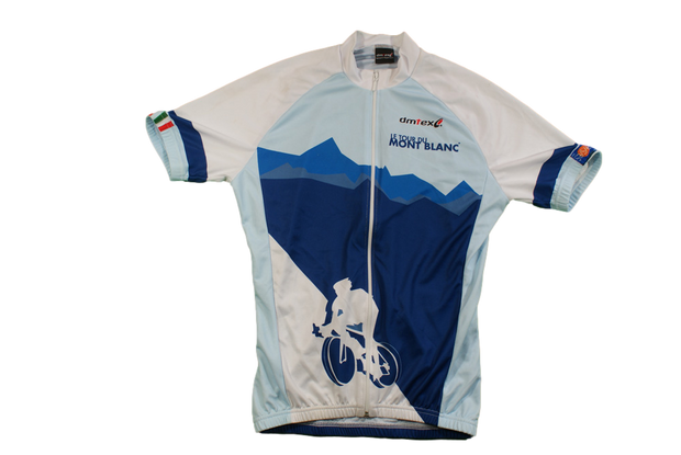 Maillot vélo rétro Le tour du Mont Blanc dmtex