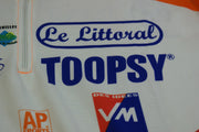 Maillot cyclisme rétro Charente-Maritime Zoo de La Palmyre Crédit Maritime La Bossis AP Sports