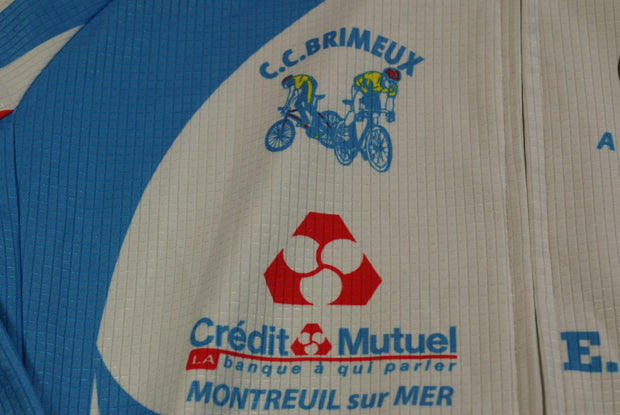 Veste vélo rétro Diffusport E.Leclerc Crédit Mutuel CC Brimeux