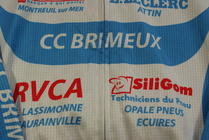Veste vélo rétro Diffusport E.Leclerc Crédit Mutuel CC Brimeux