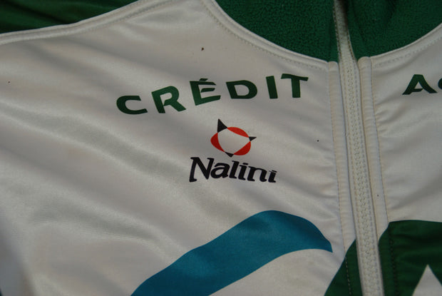 Veste vélo rétro Crédit Agricole Look Nalini