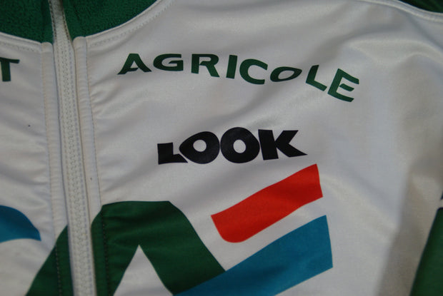 Veste vélo rétro Crédit Agricole Look Nalini