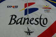 Maillot vélo vintage Banesto Barcelone 1992 Expo 92