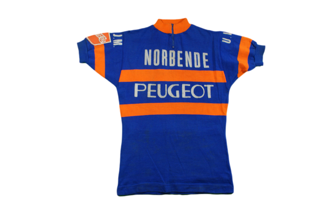 Maillot cyclisme rétro Peugeot Norbende