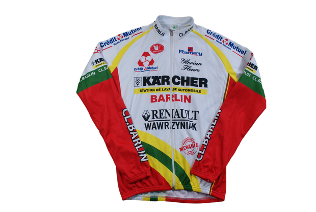 Veste cyclisme vintage Karcher Renault Vermarc Crédit Mutuel