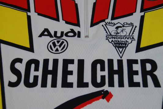 Maillot cyclisme vintage Audi MG Peugeot