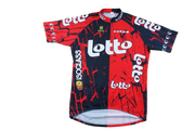 Maillot vélo rétro Sibille Vitus Lotto