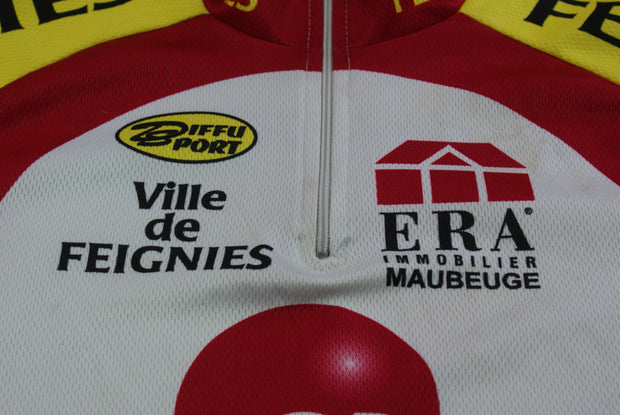 Maillot vélo rétro Maugeuge Super Partner Diffusport