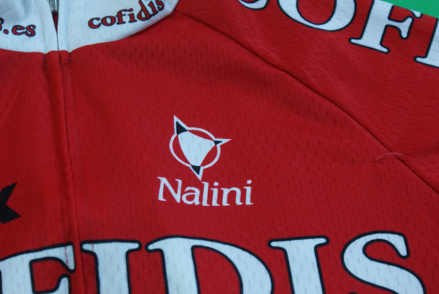 Maillot cyclisme vintage Cofidis Nalini UCI Look