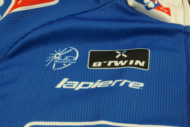 Maillot vélo vintage b'Twin Française des jeux Lapierre UCI Le bleuet de France