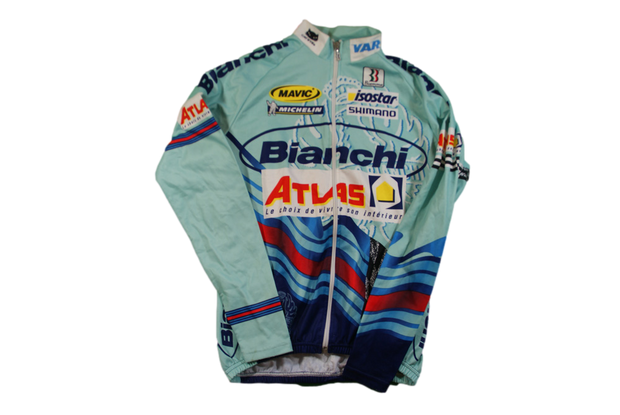 Veste vélo rétro Biemme Mavic Michelin Bianchi Atlas