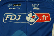 Maillot vélo vintage b'Twin Française des jeux Lapierre UCI Le bleuet de France