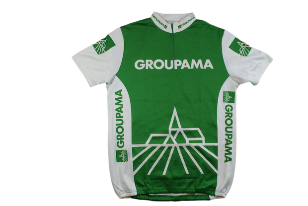 Maillot vélo rétro Groupama