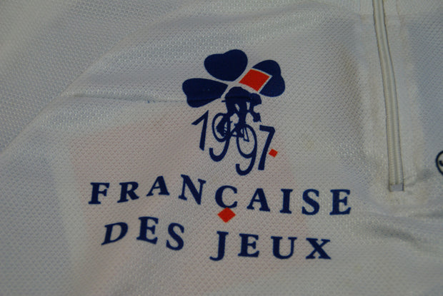 Maillot vélo rétro Française des Jeux Moa 1997 Lapierre UCI