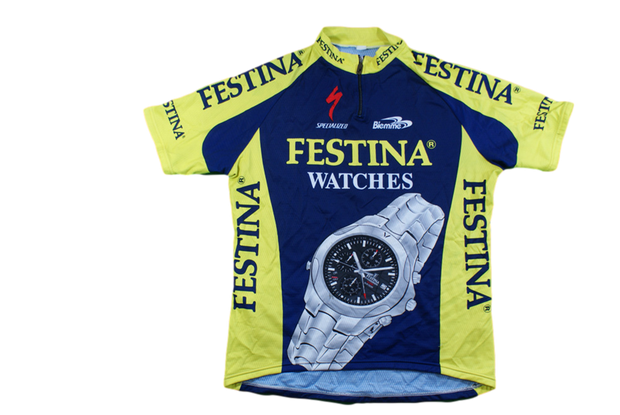 Maillot vélo vintage Biemme Festina Watches Specialized