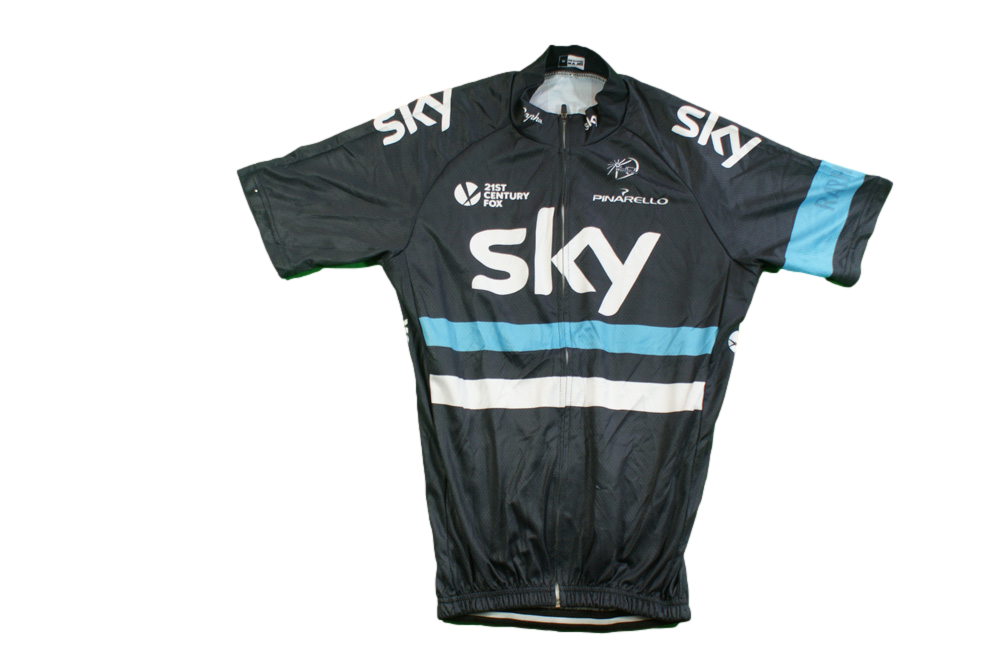 Maillot cyclisme vintage SKY Pinarello UCI