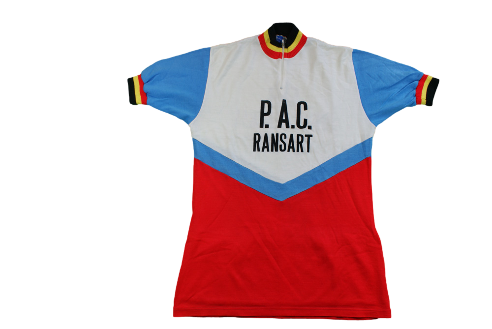 Maillot cyclisme vintage PAC Ransart