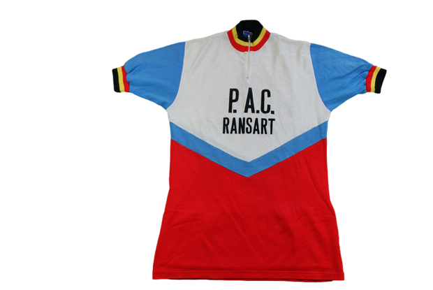 Maillot cyclisme vintage PAC Ransart