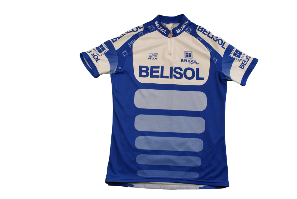 Maillot cyclisme vintage Belisol Decca