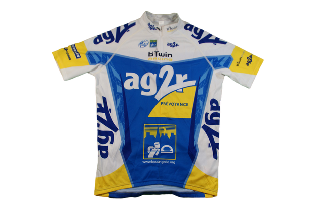 Maillot vélo rétro AG2R UCI b'Twin Decathlon