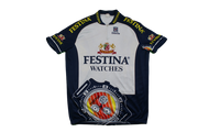 Maillot vélo rétro Sibille Festina