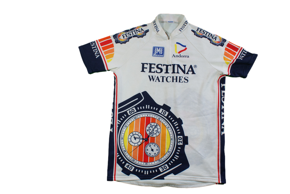 FESTINA Andorra Team Veste 1994 Sibille Made in Italy Watches Hiver Vintage Tour de France Eroica Homme - Gabba Vintage
