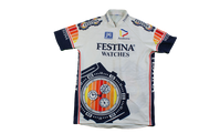 Maillot cyclisme vintage Santini Festina Andorra