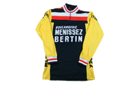 Maillot vélo rétro manches longues Boulangerie Menissez Bertin