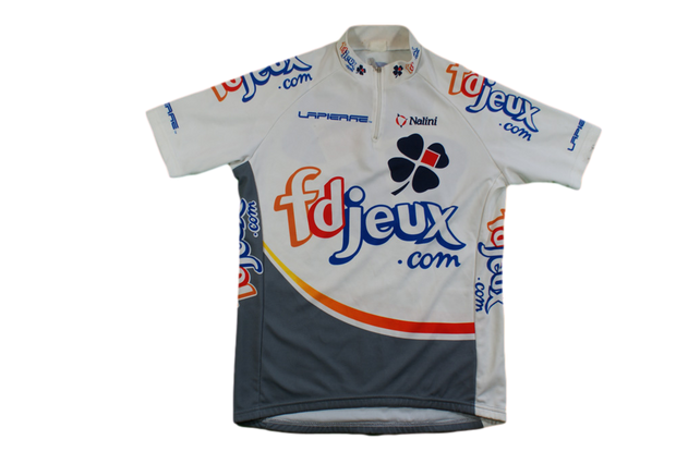 Maillot cyclisme rétro Nalini Française des jeux Lapierre