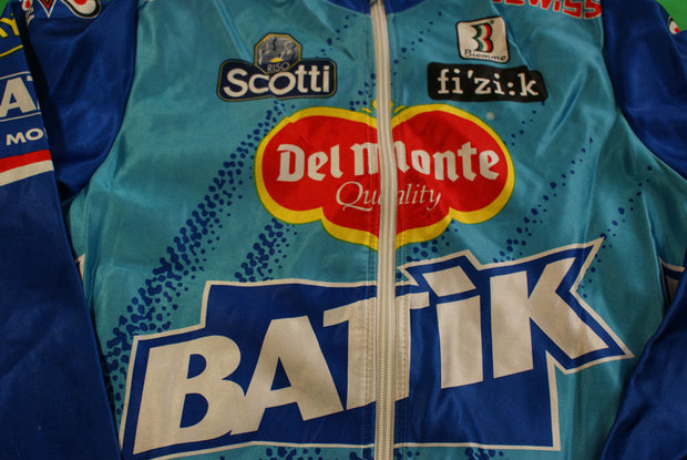 Veste cyclisme vintage Batik Biemme Gewiss Del Monte